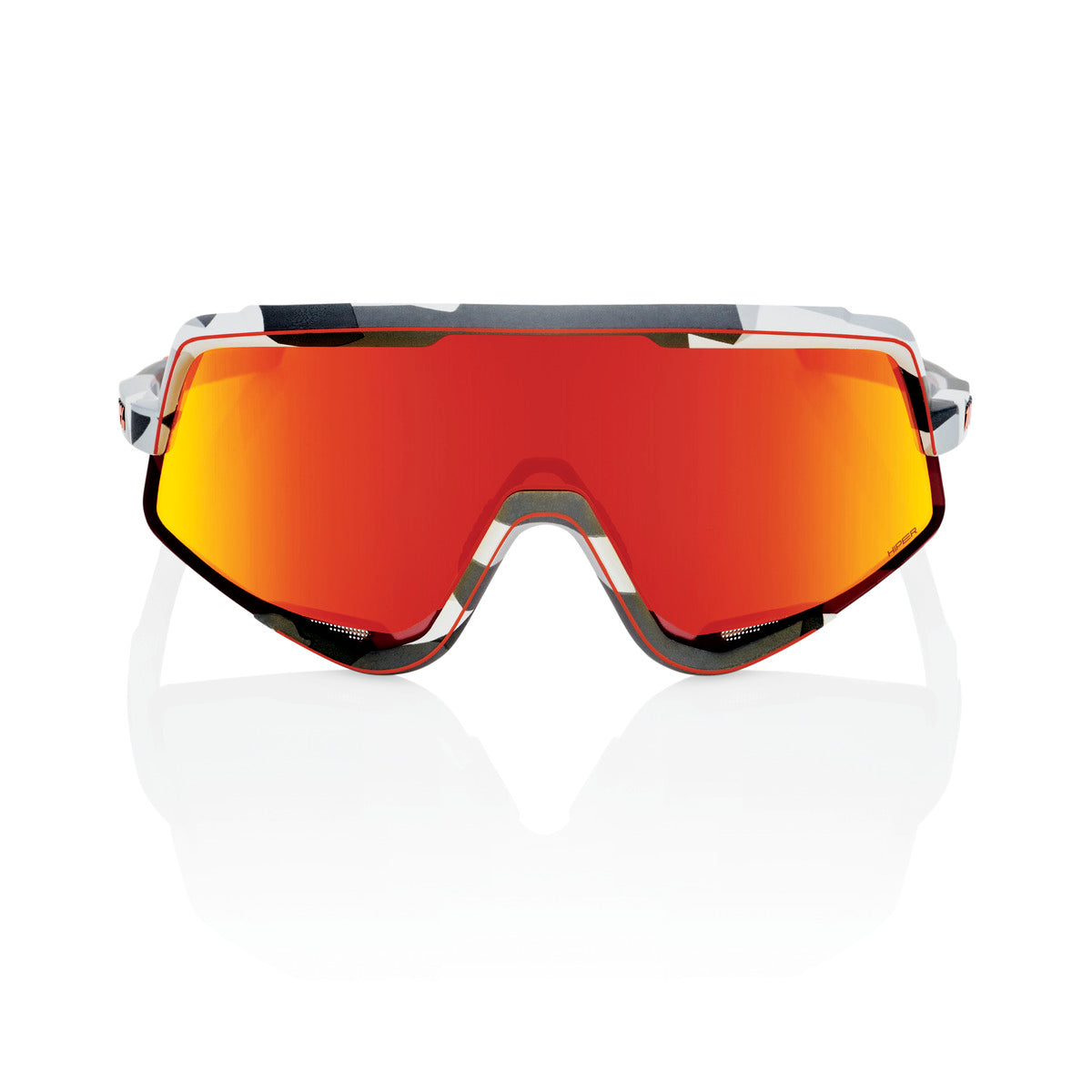 GLENDALE - Soft Tact Grey Camo - HiPER Red Multilayer Lens